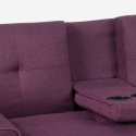 Somnium moderne 3 personers sofa stofbetræk sovesofa indbygget bord Valgfri