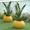 Blos Pot Slide stor vase oval formet polyethylen i forskellige farver Køb