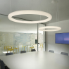 Giotto Slide cirkulær formet led loftslampe lys polyethylen varmt lys Model