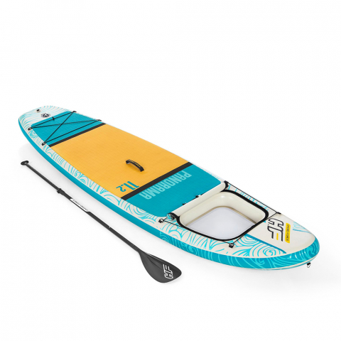 Bestway 65363 Panorama 11'2" SUP board oppustelig paddleboard med vindue Kampagne