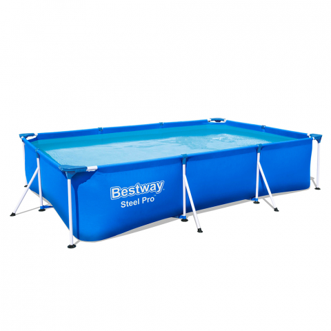 Bestway 56404 Steel Pro 300x201x66cm rektangulær fritstående pool bassin