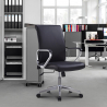 Cursus elegant ergonomisk kontorstol i kunstlæder og stål til gaming Udvalg