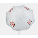 Quattro Mori 200cm strand parasol med vindudluftning tilt uv-beskyttelse På Tilbud