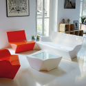 Kami Ni Slide lille sofabord glas med Origami stil lavet af polyethylen Køb