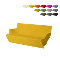 Kami Yon Slide 2 personers lille udendørs bænk sofa lounge møbel farve Kampagne