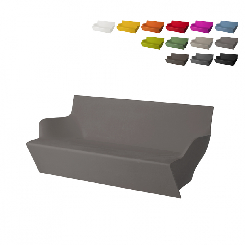 Kami Yon Slide 2 personers lille udendørs bænk sofa lounge møbel farve Omkostninger