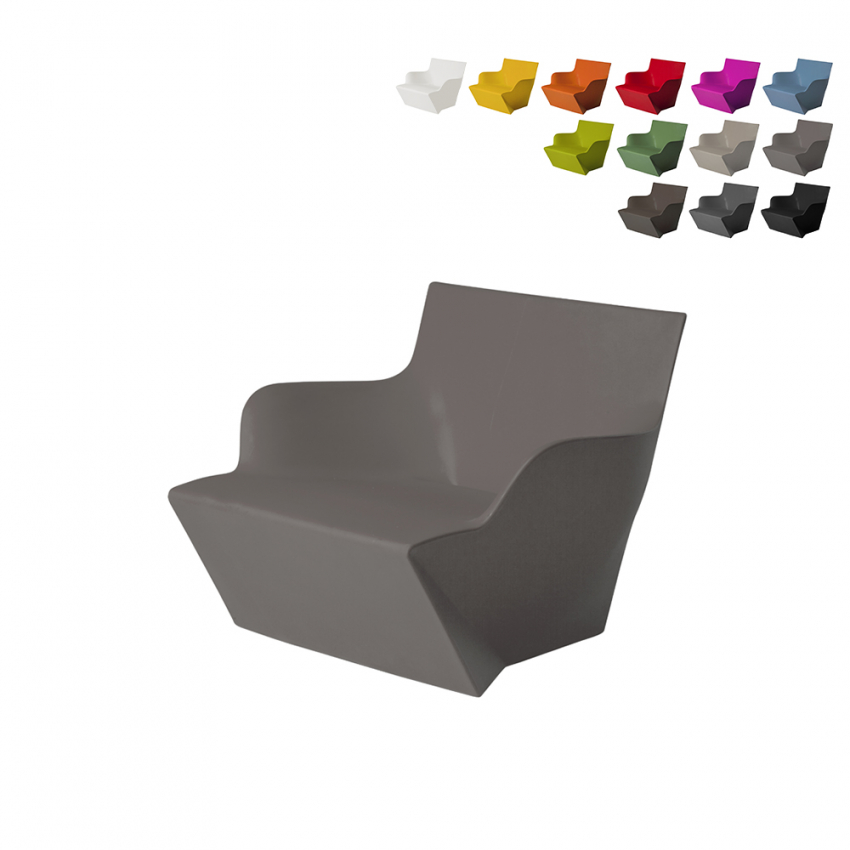 Kami San Slide loungestol lænestol i polyethylen i forskellige farver Pris