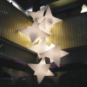 Sirio Slide Led lampe lys Loftslampe med moderne stjerne design plast Mængderabat
