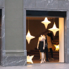 Sirio Slide Led lampe lys Loftslampe med moderne stjerne design plast Udsalg