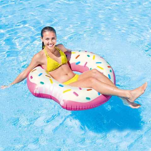 Intex 56265 Oppustelig Donut badering krymmel spist af til pool strand Kampagne