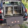 Skaut XL hundebur til bil hund transportkasse 104x91x69 cm dobbeltdør Tilbud