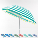 Taormina 180cm strand og have parasol lavet i med et tykt lag bomuld Udsalg