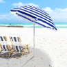 Taormina 180cm strand og have parasol lavet i med et tykt lag bomuld Model