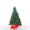 Ottawa kunstigt plastik juletræ 120 cm høj dekoreret med hvid julepynt Kampagne
