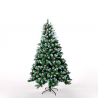 Ottawa kunstigt plastik juletræ 120 cm høj dekoreret med hvid julepynt Tilbud