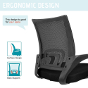 Officium ergonomisk gamer kontorstol i stof og åndbar mesh til gaming Model