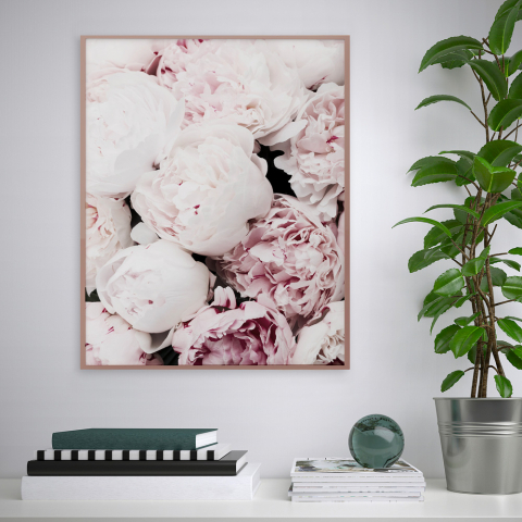 Variety Luludi print billede plakat 40x50 cm blomster motiv med ramme