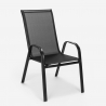 Tuica havemøbler sæt med 2 textilen stole og 1 sammenklappelig café bord Udvalg