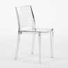 B-Side Grand Soleil stabelbar gennemsigtig spisebord stol polycarbonat Tilbud