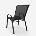 Spritz stol havestol lavet af metal med farvet textilen til udendørs brug Tilbud