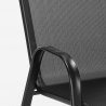 Spritz stol havestol lavet af metal med farvet textilen til udendørs brug Udsalg