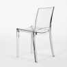 B-Side Grand Soleil stabelbar gennemsigtig spisebord stol polycarbonat Udsalg
