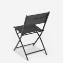 Hugo havestol foldestol campingstol sammenklappelig i textilen og stål Tilbud