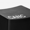 CANC skammel sort puf taburet stol tastatur knap udseende polypropylen Rabatter