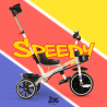 Speedy trehjulet cykel til børn med skubbehåndtag og opbevaringskurve På Tilbud