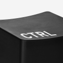 CTRL skammel sort puf taburet stol tastatur knap udseende polypropylen Udsalg