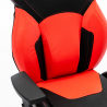 Portimao Fire kontorstol gamer stol ergonomisk tilbagelænet kunstlæder Mål