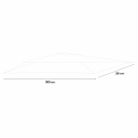 Erstatnings parasoldug til Eden 3x2 m firkantet hængeparasol uden flæser På Tilbud
