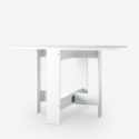 Galvani lille spisebord træ 76x24-103cm med to sammenklappelig bordplader Billig
