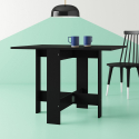 Galvani lille spisebord træ 76x24-103cm med to sammenklappelig bordplader 