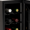 Bacchus VI vinkøleskab enkeltzone LED lille vinkøler 6 flasker vinskab Rabatter