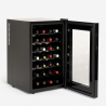 Bacchus XXVIII vinkøleskab enkeltzone LED lille vinkøler 28 flasker vin Udsalg