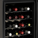 Bacchus XXVIII vinkøleskab enkeltzone LED lille vinkøler 28 flasker vin Udvalg