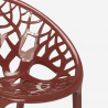 Fragus AHD design lænestol plast stol til lounges have bar restaurant Rabatter