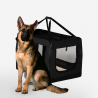 Oliver XXXL 95,5x63x65 cm foldbar transporttaske hundetaske hundebur Tilbud