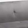 Explicitus 3 personers sofa sovesofa fløjlslignende stofbetræk stuen Mål