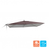 Erstatnings parasoldug til Shadow Brown 2,5x2,5 m kvadratisk hængeparasol På Tilbud