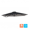 Erstatnings parasoldug til Dorico Noir 3x3 m sekskantet hængeparasol På Tilbud