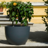 Orione vase 60 cm rund plast krukke potte indendørs og udendørs Mængderabat