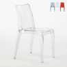 Cristal Light Grand Soleil stabelbar gennemsigtig spisebord stol plast Model