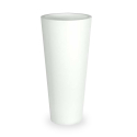 Hydra høj Ø 39x85 cm rund vase plast krukke potte med indbygget lys Tilbud