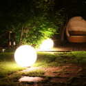 Sirio ø 40 cm kugleformet gulvlampe lampe led lys udendørs indendørs Udsalg