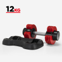 Erope 2x12 kg justerbare håndvægte sæt til styrketræning fitness Tilbud