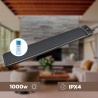 Kontat 1000w terrassevarmer el infrarød varmelampe wifi app styret Udsalg