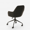 Narew design kontorstol ergonomisk imiteret læder hjul til skrivebord Mål