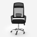 Baku design kontorstol ergonomisk meshbetræk med hjul til skrivebord Tilbud